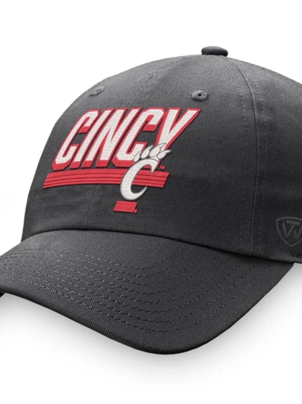 Fanatics Black CINCY Embroidered Hat with Red & White Logo. #Baseball#Cincinnati